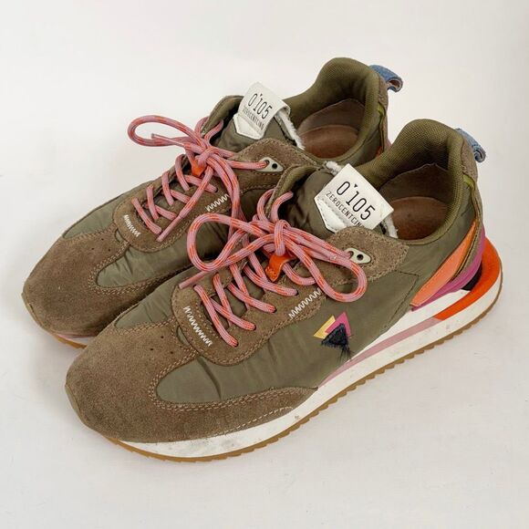 0’105 Lenox Bamboo Green Sneakers Size 41 - Picture 2 of 7